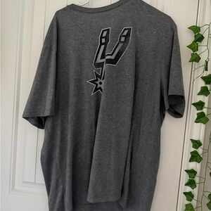 NBA Gray Short Sleeve Men's Tee